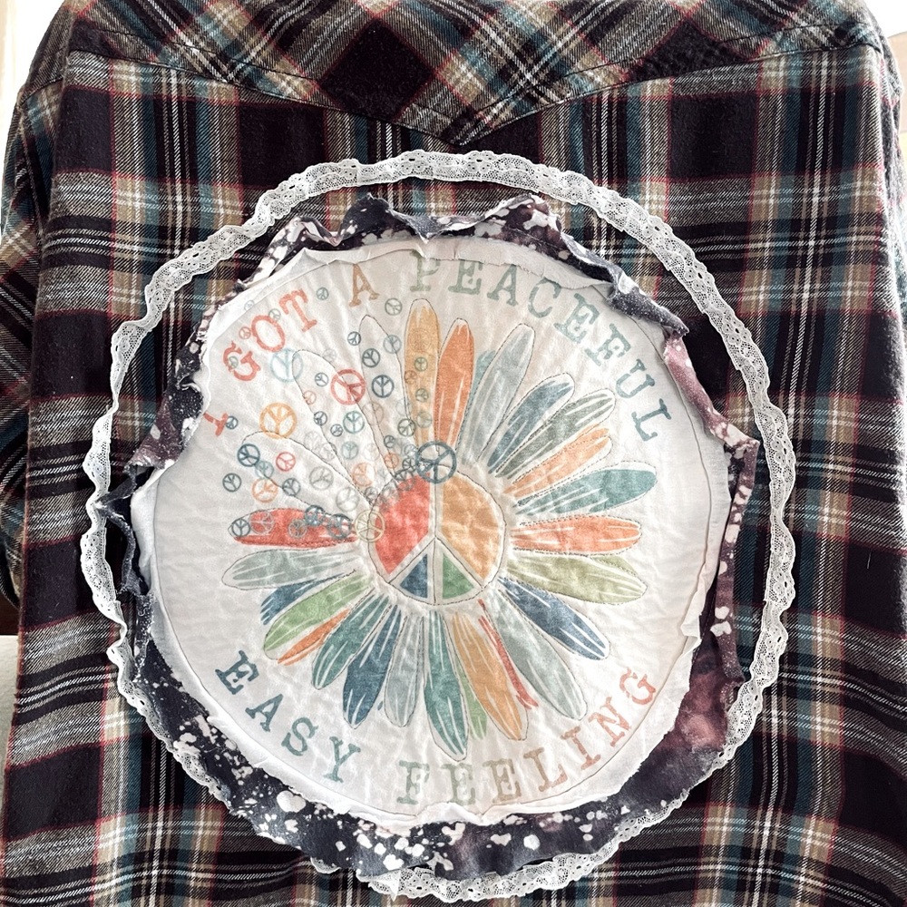 Reworked Boho Flannel “I Got A Peaceful Easy Feeling”
